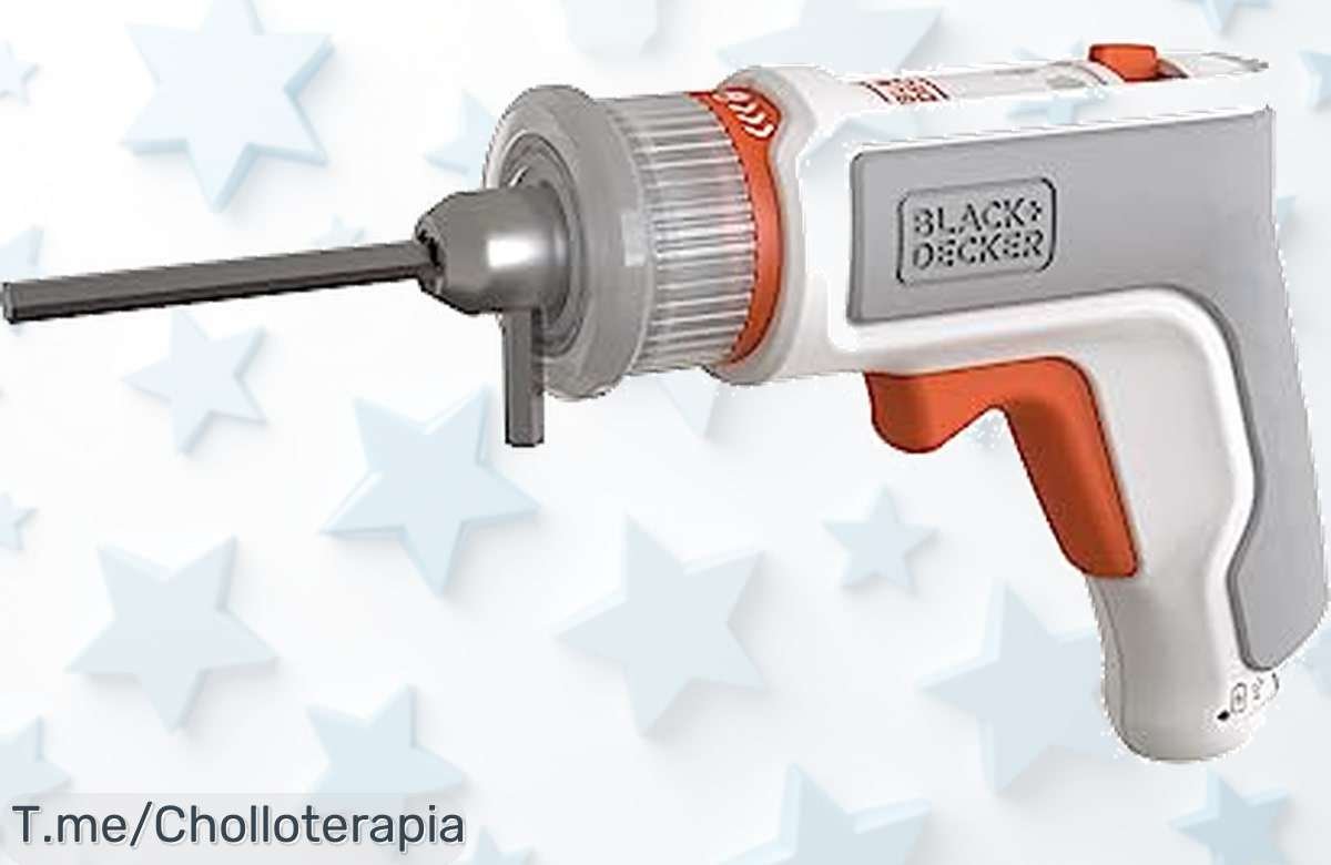 Atornillador MontaMuebles Black+Decker a precio loco: potencia y versatilidad para tus proyectos, transforma el bricolaje en diversión. ¡Aprovecha esta oferta limitada ya!