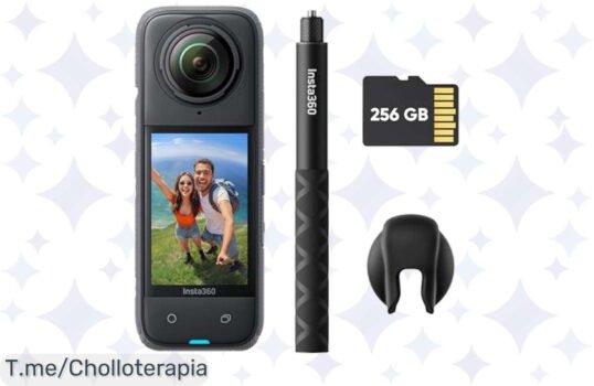 Atrapa cada aventura con la Insta360 X4 Pack en 8K, sumérgete hasta 10 metros y graba hasta 135 minutos ¡Oferta loca limitada, no te quedes sin ella!