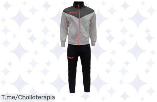 Atrapa el chollo del momento: Chándal Deportivo Givova Tuta Venezia para toda la familia, estilo unisex y colores vibrantes a precio loco ¡Cómpralo antes de que se acabe!