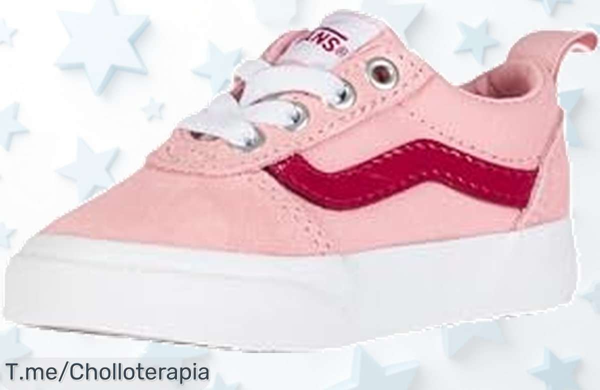 Atrapa el estilo con Vans Ward: Zapatillas glossy coral blush para niños, comodidad insuperable y versatilidad increíble. ¡No te pierdas este ofertón limitado, compra ya!