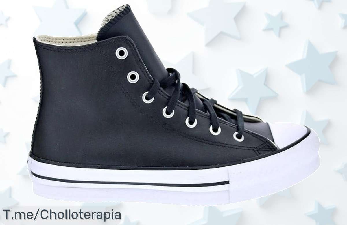Atrapa el estilo con las Converse Mujer All Star Eva Lift en negro, un super chollo de comodidad y diseño único. No lo dudes más, ¡compra ahora antes que se agoten!