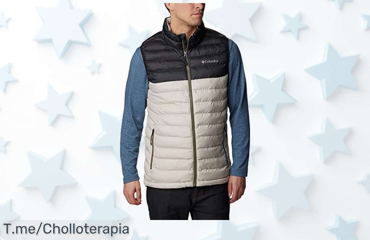 Atrapa el frío con el chaleco acolchado Columbia Powder Lite Vest a un precio loco, ajuste perfecto y bolsillo seguro. ¡No dejes pasar este ofertón limitado!