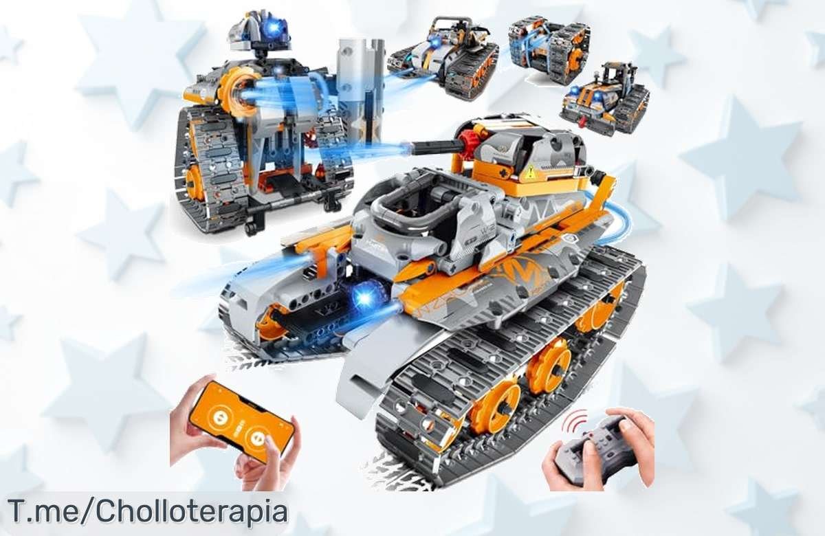 Atrapa el super chollo del JOYTREKY Technic Robot 5 en 1 y programable ¡Descuento brutal para niños de 6 a 12 años! Compra ya antes que se agote esta oferta única.