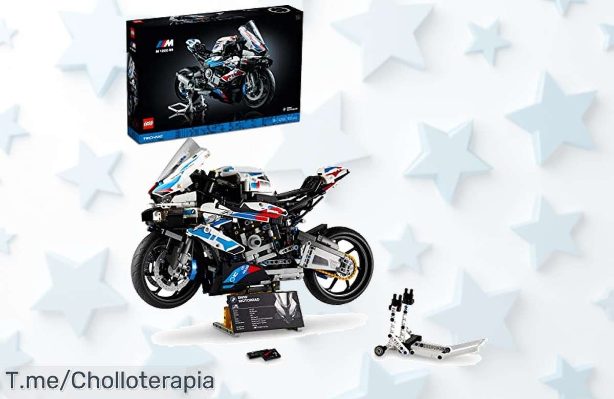 Atrapa el super chollo del LEGO Technic BMW M 1000 RR, construye tu moto soñada y disfruta de un ofertón increíble antes que se acabe esta oportunidad única.