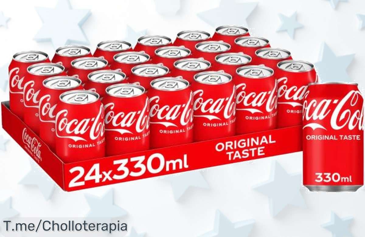 Atrapa este ofertón: 24 latas de CocaCola Original/Zero en pack de chollo, el sabor que alegra tus días. ¡Compra ya antes de que se acabe!