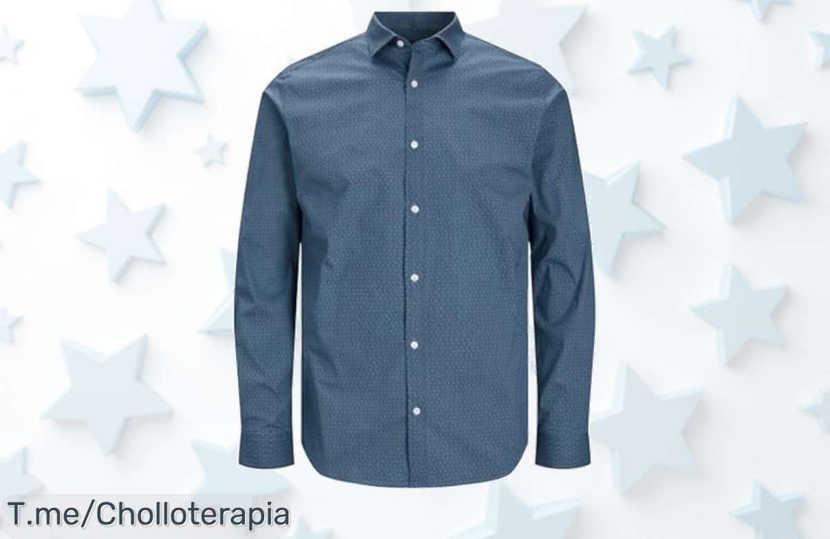 Atrapa este ofertón: Camiseta elástica Jack & Jones Slim Fit, ¡luce genial y cómodo! No dejes pasar esta oportunidad única, compra ahora antes que se agoten.