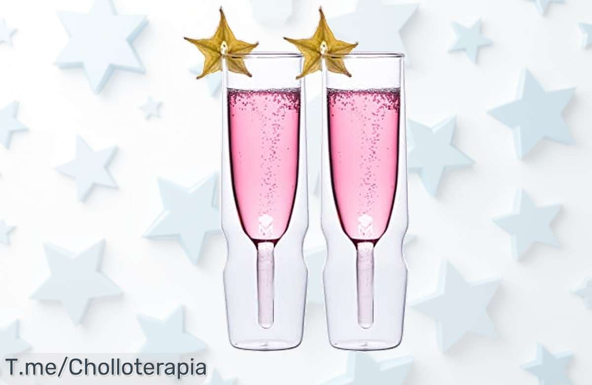 Atrapa este ofertón: Juego de 2 copas elegantes a precio loco, ideales para tus drinks fríos o calientes. ¡Aprovecha el descuentazo antes de que se agoten!