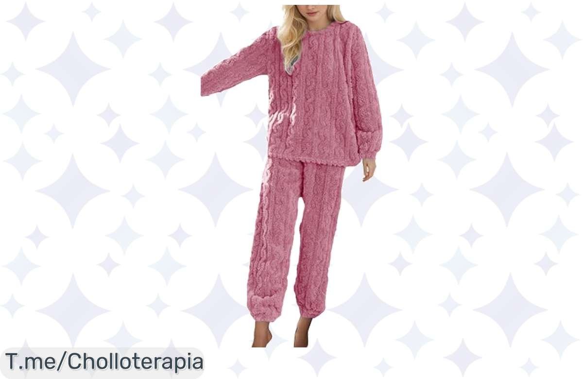 Atrapa este ofertón: Pijamas de mujer ultra cómodos y suaves para el invierno, siéntete abrigada en casa. ¡Descuento brutal por tiempo limitado! Actúa ya antes que se acabe.