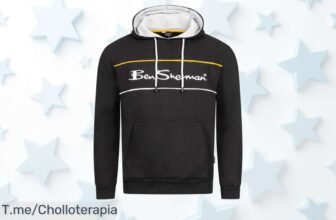 Atrapa este super chollo: Sudadera con capucha Ben Sherman de dos colores, estilo exclusivo y comodidad única ¡No te lo pierdas, oferta limitada solo por hoy!