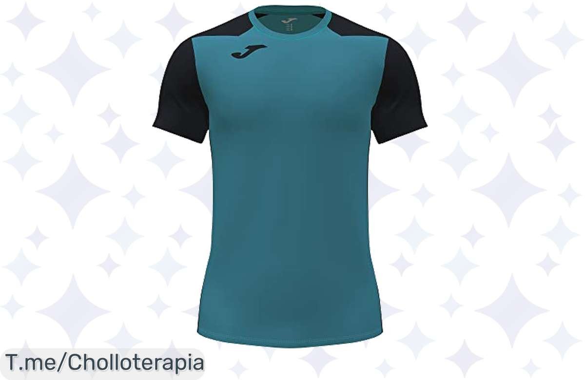 Atrapa este super chollo: camiseta Joma Turquesa ligera y resistente que te brinda comodidad y estilo. ¡No dejes pasar esta oferta única, compra ahora antes que se acabe!