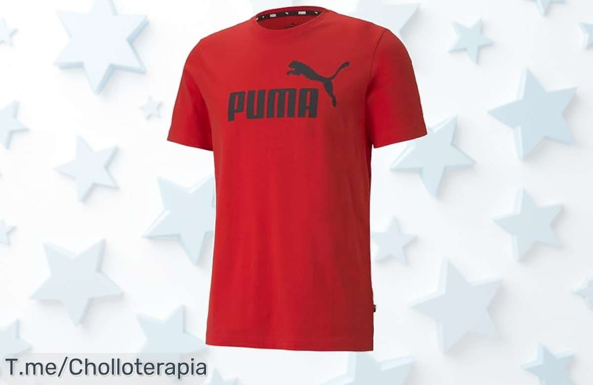 Atrapa la Puma Ess Logo Tee en High Risk Red al precio loco de esta oferta única, destaca con estilo y comodidad absoluta antes que se agoten, ¡actúa ya!