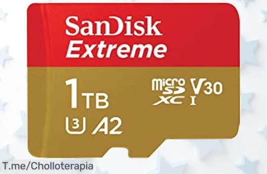 Atrapa la aventura con SanDisk 1TB Extreme: velocidad loca de 190 MB-s, graba en 4K UHD y disfruta sin límites ¡Aprovecha este chollo antes que se agote!