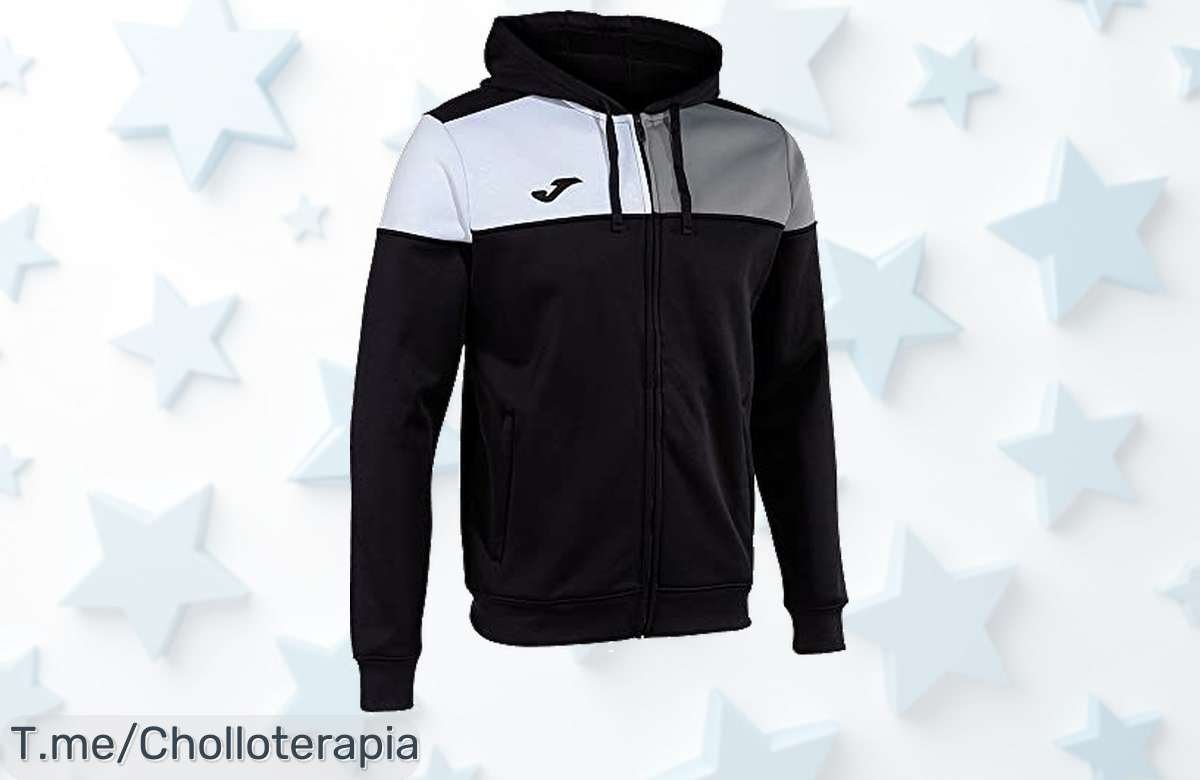 Atrapa la comodidad con Joma Chaqueta Crew V, diseño ligero y capucha ajustable. ¡Super chollo a precio loco! Oferta limitada, consigue la tuya antes que se agote.