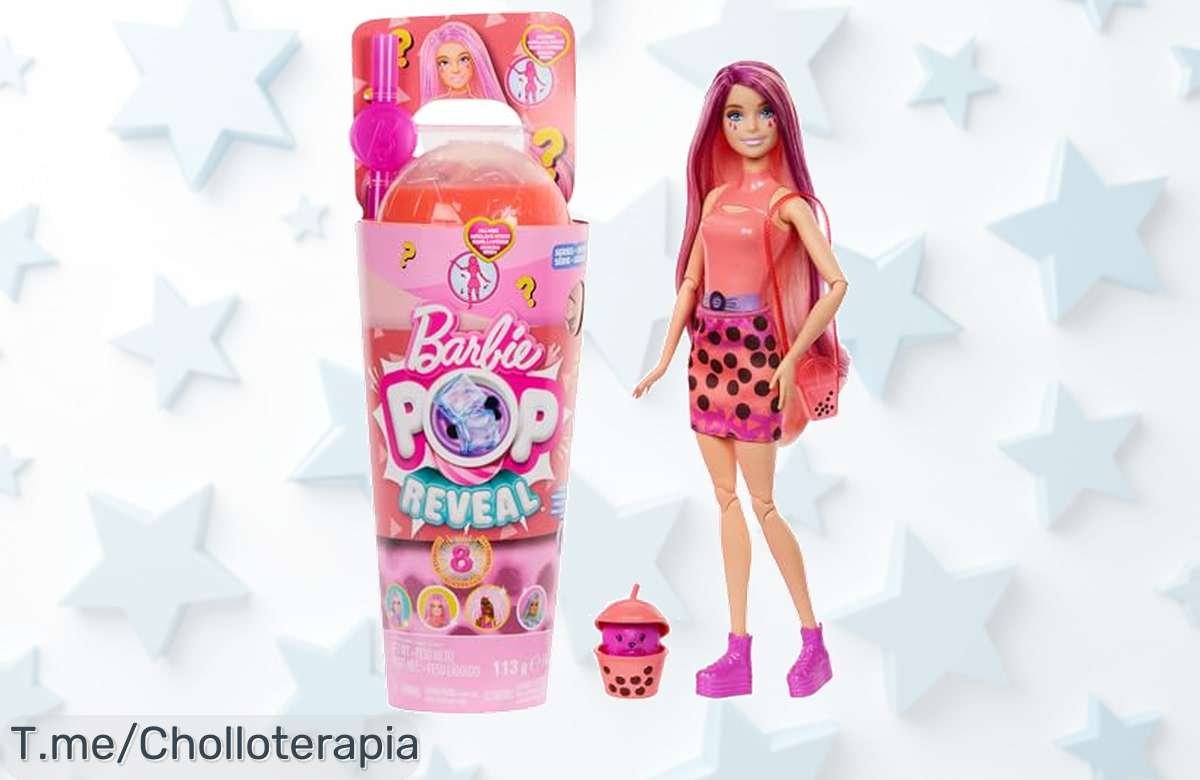 ¡Atrapa la diversión con Barbie Pop Reveal: descubre su magia y sorpréndete al instante! No dejes pasar este ofertón único, ¡es tu oportunidad de brillar ahora mismo!