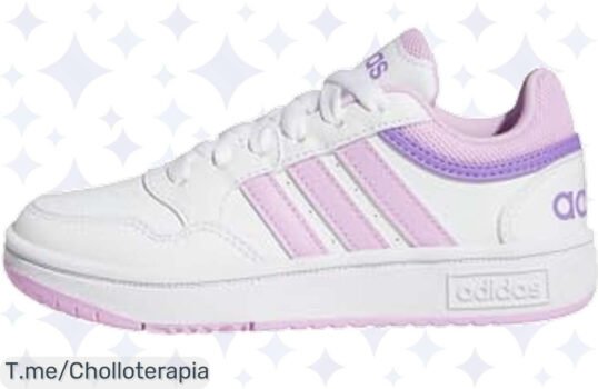 Atrapa la energía de tus peques con las adidas Hoops Shoes: ajuste perfecto y amortiguación suave, ¡super chollo que no pueden dejar pasar! Compra ahora antes de que se agoten