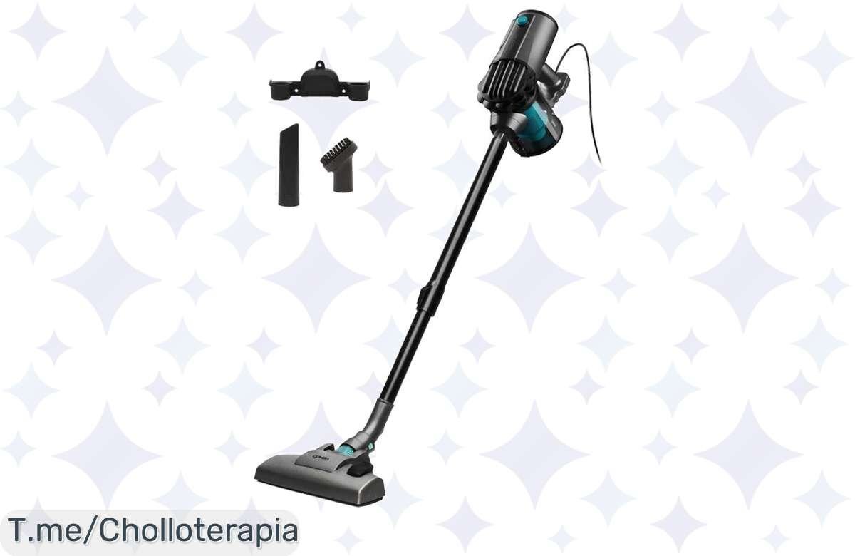 Atrapa la locura de limpieza con la Cecotec Aspiradora Vertical 2 en 1 ThunderBrush, potencia ciclónica y sin bolsas. Super chollo limitado, ¡compra ya antes de que se agote!