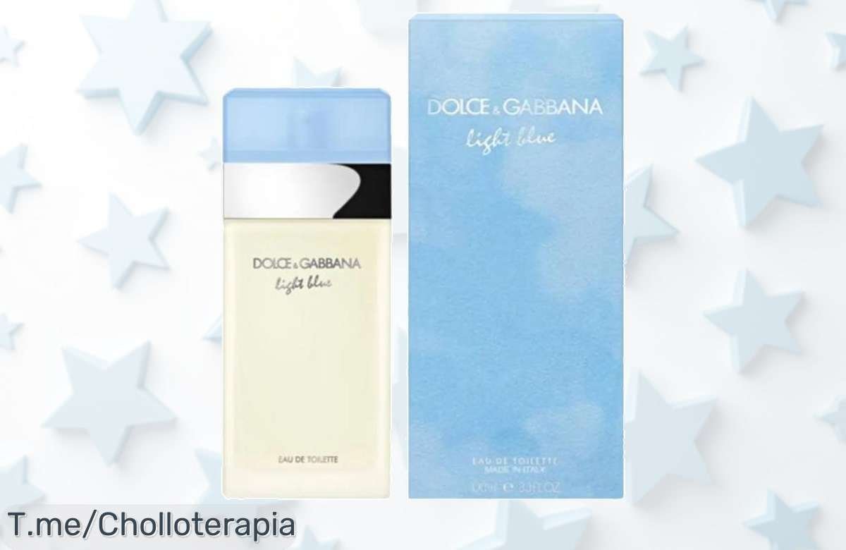 Atrévete a brillar con el Eau de Toilette Dolce & Gabbana Light Blue a precio loco, un super chollo que te transportará al paraíso. ¡Compra ahora antes que se agote!