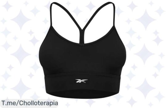Atrévete a brillar con el Reebok WOR Tri Back Bra, sujeta tu energía y mantente fresca en cada entrenamiento ¡No dejes pasar este super chollo, compra ahora antes de que se agote!