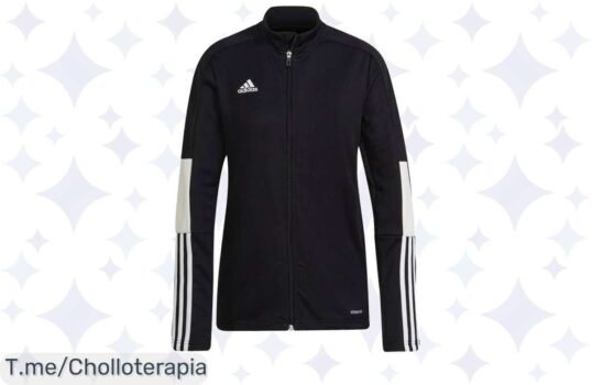 Atrévete a brillar con la chaqueta adidas Tiro Essentials para Mujer, comodidad total y estilo imbatible en un super chollo ¡Compra ahora antes de que se agote!