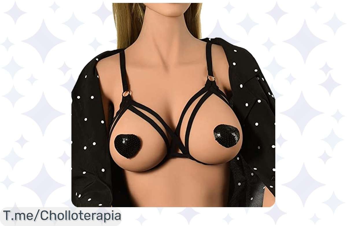 Atrévete a brillar con lencería sexy de bondage, ajustable y perfecta para Carnaval o San Valentín. ¡Aprovecha este super chollo y llévala hoy mismo a casa!