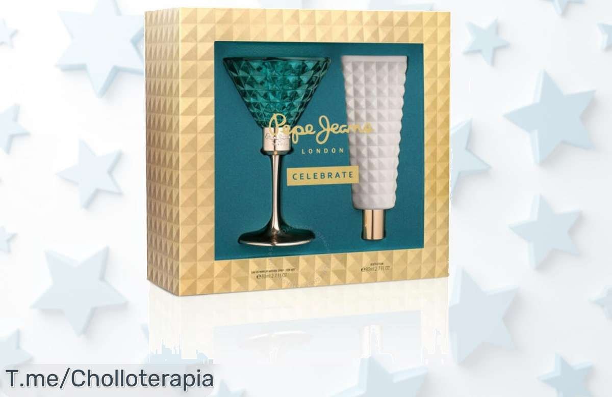 Atrévete a deslumbrar con el Set Pepe Jeans Celebrate, un aroma irresistible que te hará brillar. ¡Aprovecha este súper chollo y cómpralo antes de que se agote!