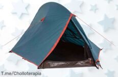 ¡Aventura al aire libre! Tienda de campaña ultrarresistente para 2 personas con protección UV, perfecta para escapadas inolvidables ¡Consíguela ahora antes de que se acabe el super chollo!