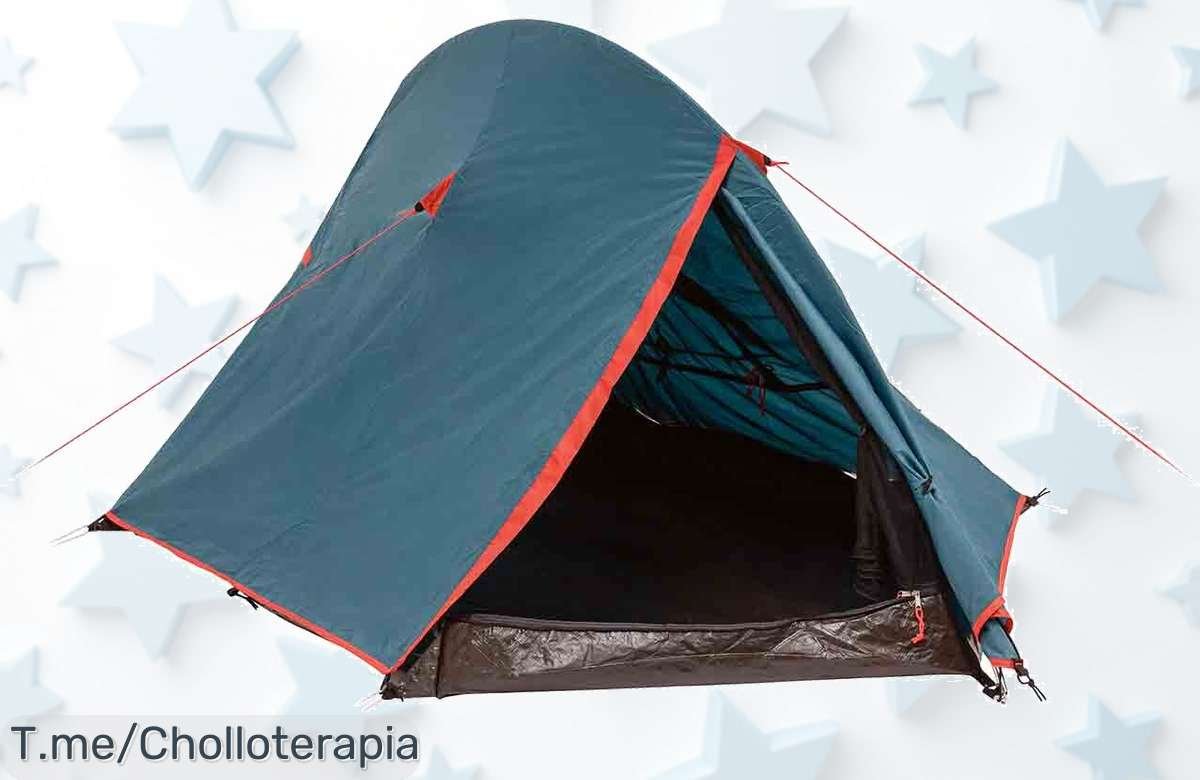 ¡Aventura al aire libre! Tienda de campaña ultrarresistente para 2 personas con protección UV, perfecta para escapadas inolvidables. ¡Consíguela ahora antes de que se acabe el super chollo!