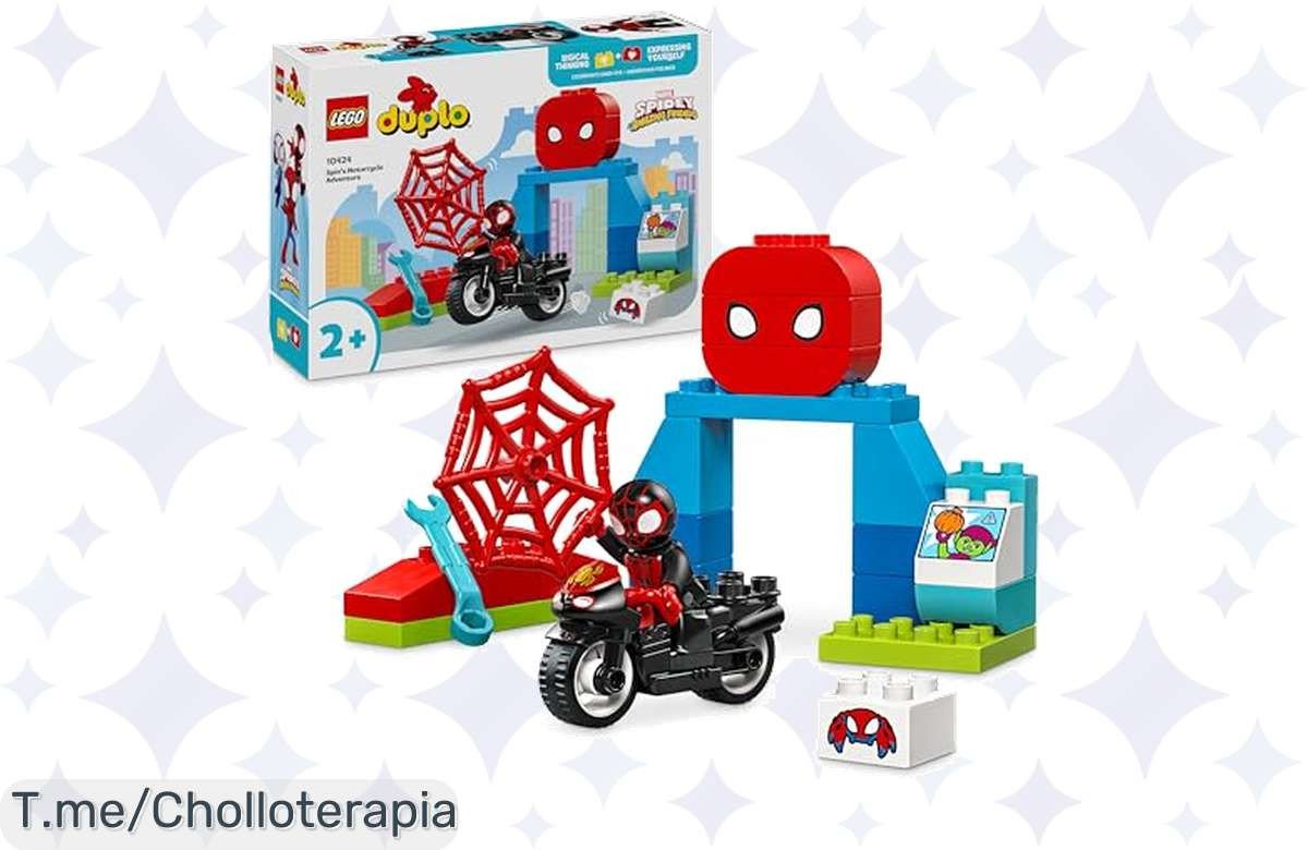 Aventura épica con Lego Duplo: precio loco en Spidey y su Superequipo, diversión asegurada para niños a partir de 2 años. ¡Corre por tu ofertón antes que se acabe!