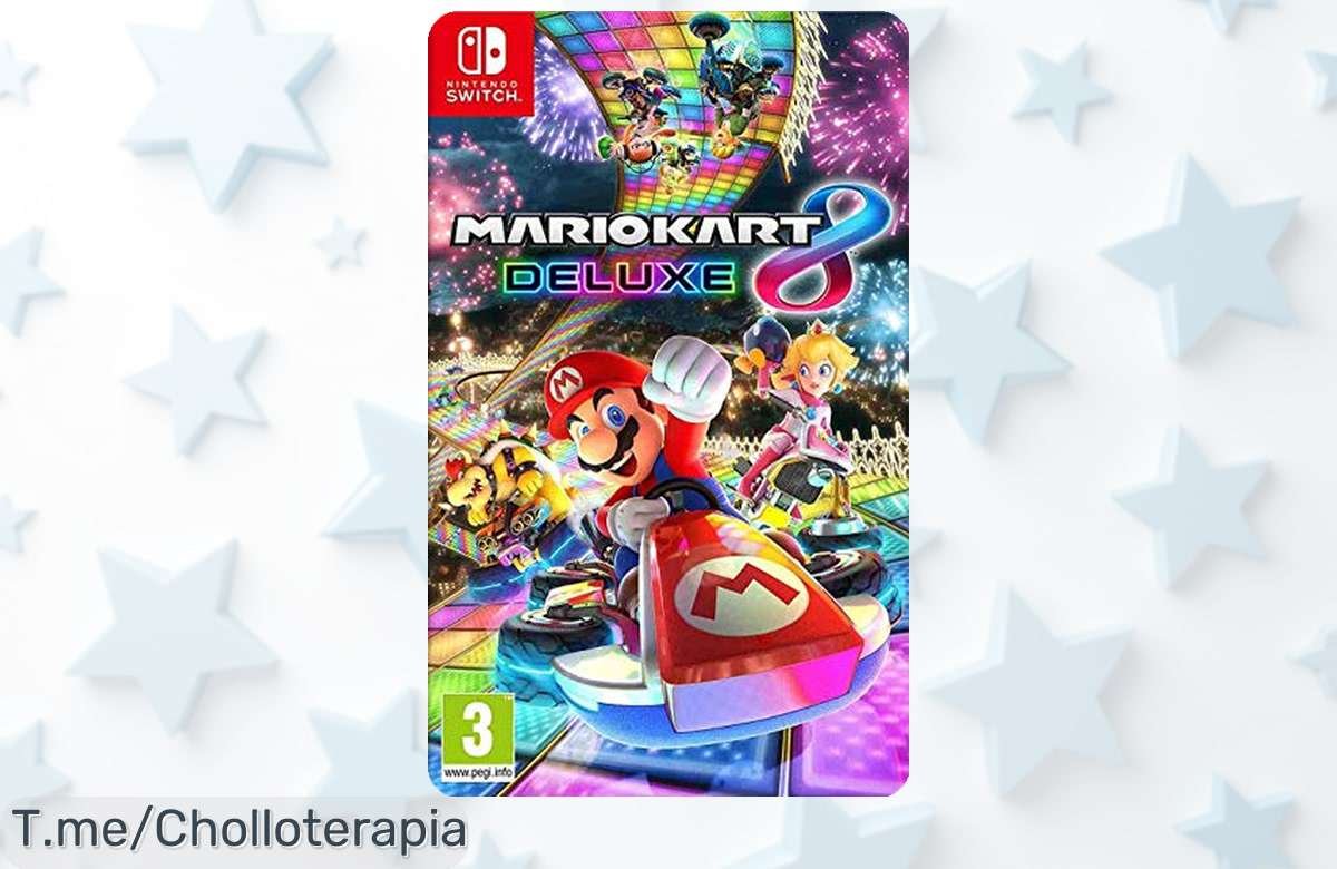 Aventura loca con Mario Kart 8 Deluxe al mejor precio loco: ¡carreras emocionantes, nuevos personajes y diversión sin límites! No dejes pasar este ofertón por tiempo limitado.