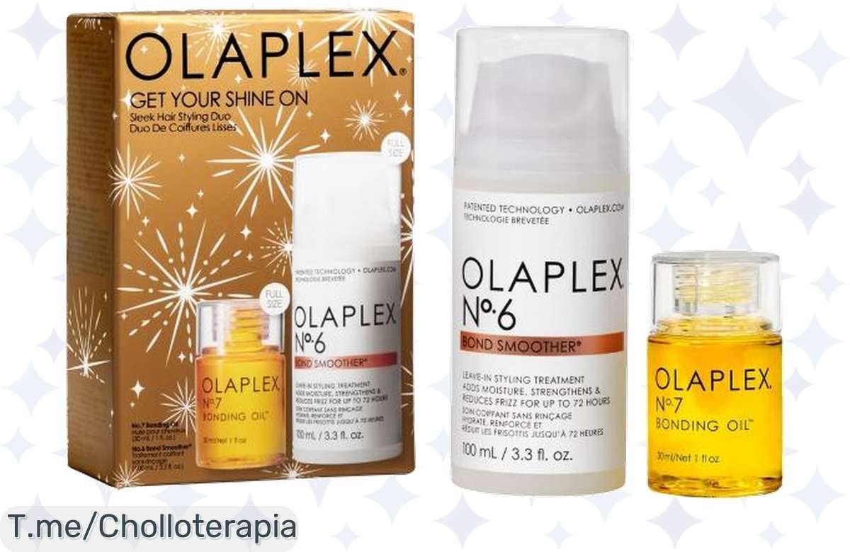 Brilla como nunca con el kit Olaplex Get Your Shine On: consigue un cabello sedoso y espectacular a un precio loco. ¡Apresúrate, esta oferta única se acaba ya!