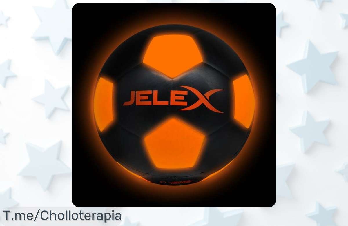 Brilla en la cancha con el Balón de Fútbol JELEX Neon y destaca cada jugada. Aprovecha este super chollo antes que se acabe, ¡compra ahora y juega bajo las estrellas!