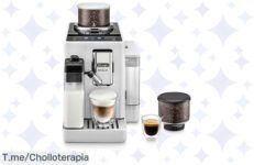 Cafetera Superautomática De'Longhi Rivelia a precio loco: espuma de lujo y 16 recetas para despertar tus mañanas ¡Aprovecha este ofertón y compra ya que es limitada!