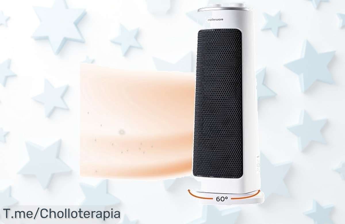 Calefactor Cerámico Oscilable Homy: Calienta Rápido y Seguro, Oferta Única de Chollo Increíble, Compra Ahora Antes de que Se Acabe Esta Oportunidad ¡No Te Quedes Sin Él!