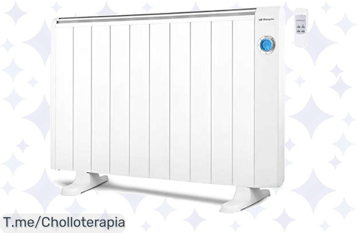 Calefactor Orbegozo RRE 1810 A: Calor instantáneo y controlador digital que puedes programar desde tu sofá. ¡No dejes pasar este super chollo, compra ya!
