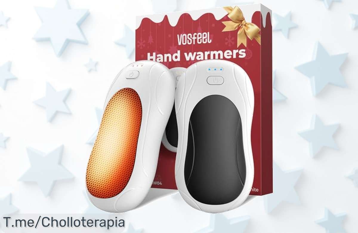 Calentador de manos con 23 horas de calor instantáneo: el super chollo que hará felices a tus seres queridos. ¡Compra ahora antes de que se acabe esta oferta!