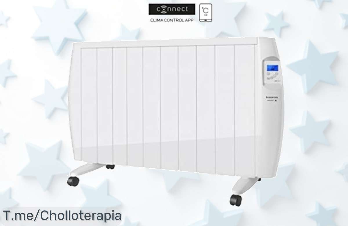 Calienta tu hogar con el Emisor Térmico WIFI Malbork 2000W, control desde tu móvil y resistencia al agua. ¡No dejes pasar este ofertón único que se agota!