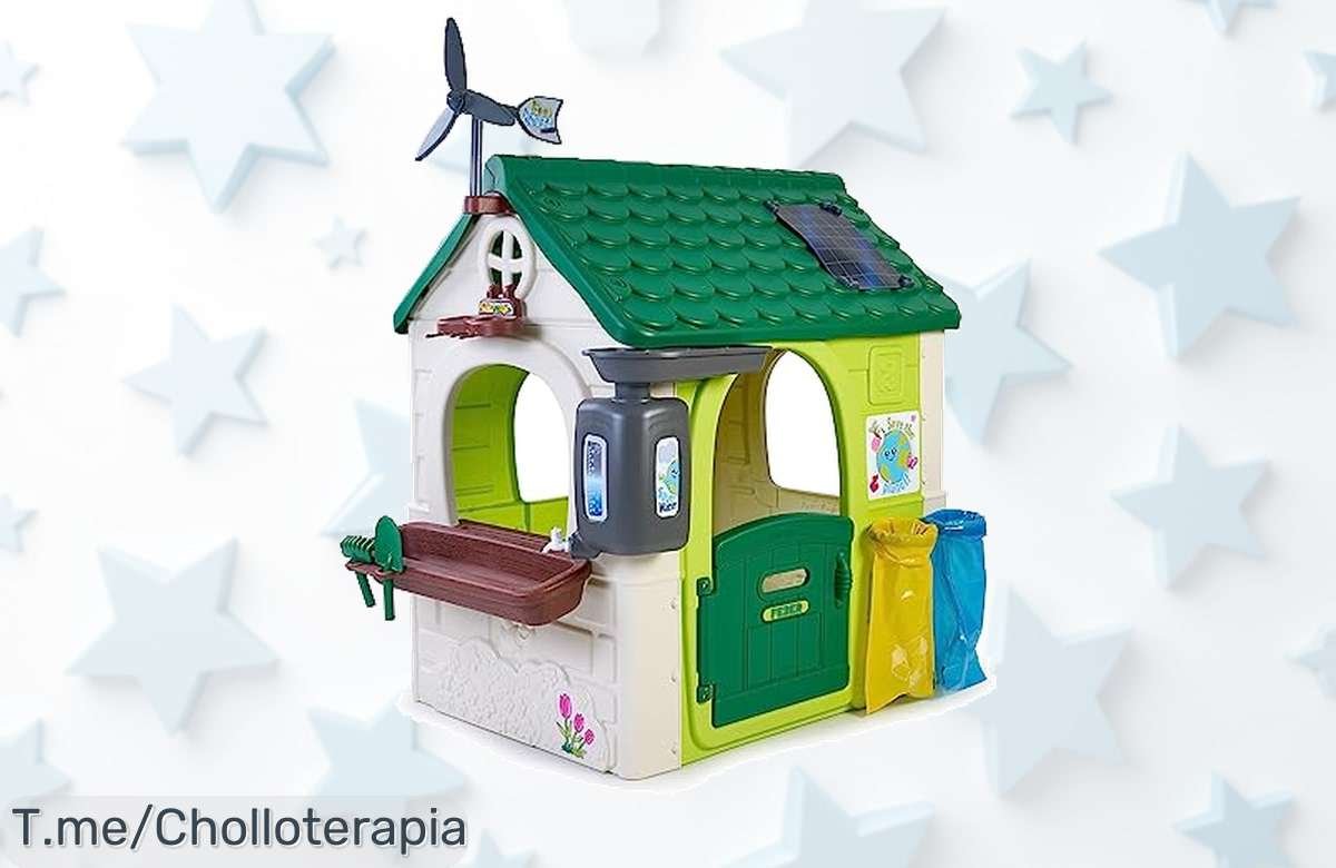 Casa Eco House, el super chollo que tus peques necesitan para jugar seguros y felices en familia. Montaje fácil en 30 minutos. ¡Aprovecha esta oferta única antes de que se agoten!