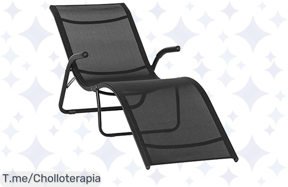 Chollazo en tu jardín: tumbona plegable ergonómica a precio loco, ¡relájate como nunca! No dejes pasar esta oferta limitada y hazte con la tuya ya mismo.
