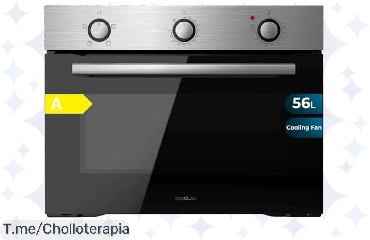 Cocina como un chef con el horno Cecotec Bolero Hexa: 56L de diversión y Steam EasyClean que hace la limpieza fácil. ¡No te pierdas este super chollo, compra ya antes que se agoten!