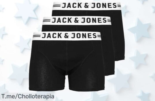 Consigue Tu Pack de 3 Boxers Jack & Jones a Precio Loco, Con Calidad y Estilos Únicos Ofertón Limitado que No Puedes Dejar Pasar ¡Compra Ya Antes de Que Se Agoten!