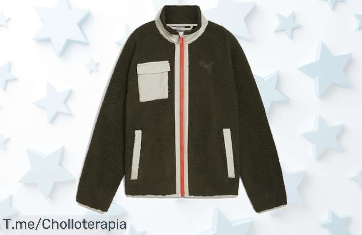 Consigue Ya La Chaqueta PUMA Hybrid Sherpa Para Niños A Un Precio Loco, Con Comodidad Y Estilo Único ¡No Te Pierdas Este Ofertón Limitado!