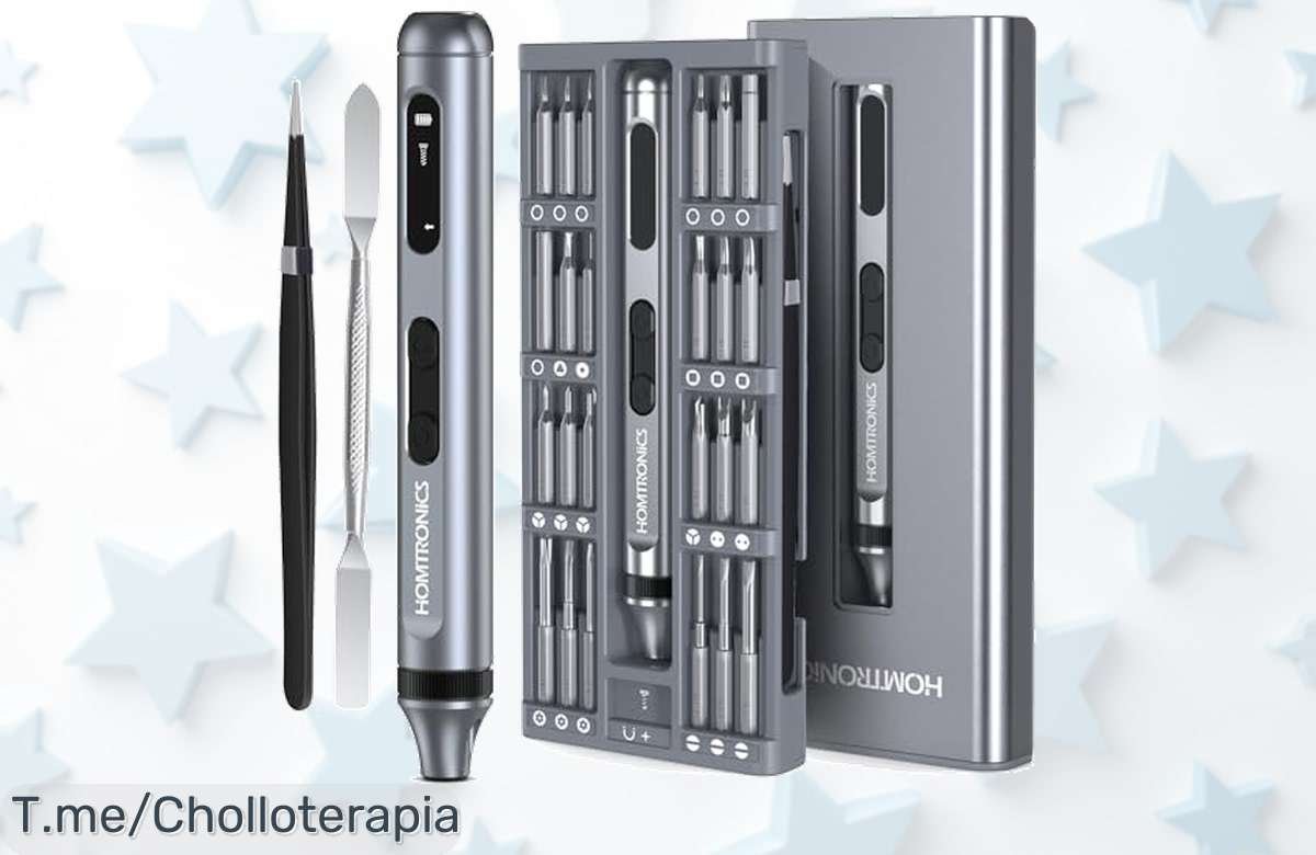 Consigue el Mini Destornillador Eléctrico 52 en 1 a un precio loco y carga rápida en solo 30 minutos, trabaja cómodo ¡no dejes pasar este ofertón antes que se agote!