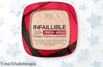 Consigue el acabado mate perfecto con los polvos compactos L'Oréal Paris, una oferta limitada que no puedes dejar pasar ¡Es un super chollo para deslumbrar!