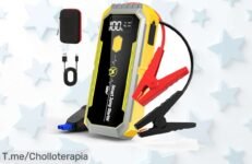 Consigue el banco de energía portátil que arranca cualquier motor y carga rápido, ¡aprovecha este super chollo con descuento brutal! Oferta limitada, actúa ya