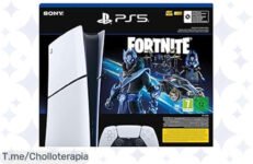Consigue tu PS5 Digital con el pack Fortnite Cobalt Star y brilla en el juego, 1000 paVos y 8 skins exclusivas a un precio loco ¡No te lo pierdas, actúa ya!