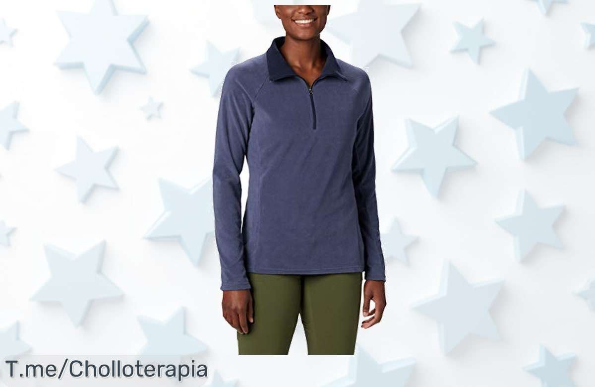 Consigue tu Sudadera De Forro Polar Columbia a un precio loco, abrígate con estilo y confort este invierno. Oferta increíble, compra ahora antes que se agoten.