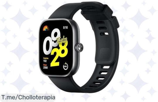 Consigue tu Xiaomi Redmi Watch 4 con pantalla AMOLED y batería de hasta 20 días a un precio loco, ¡compra ahora antes que se agoten este super chollo!