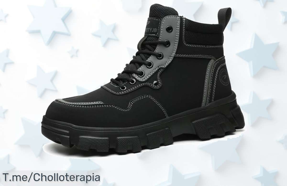 Consigue tus botas de seguridad impermeables y antideslizantes a un precio loco, súper chollo que no podrás resistir. ¡Compra ahora antes que se agoten!
