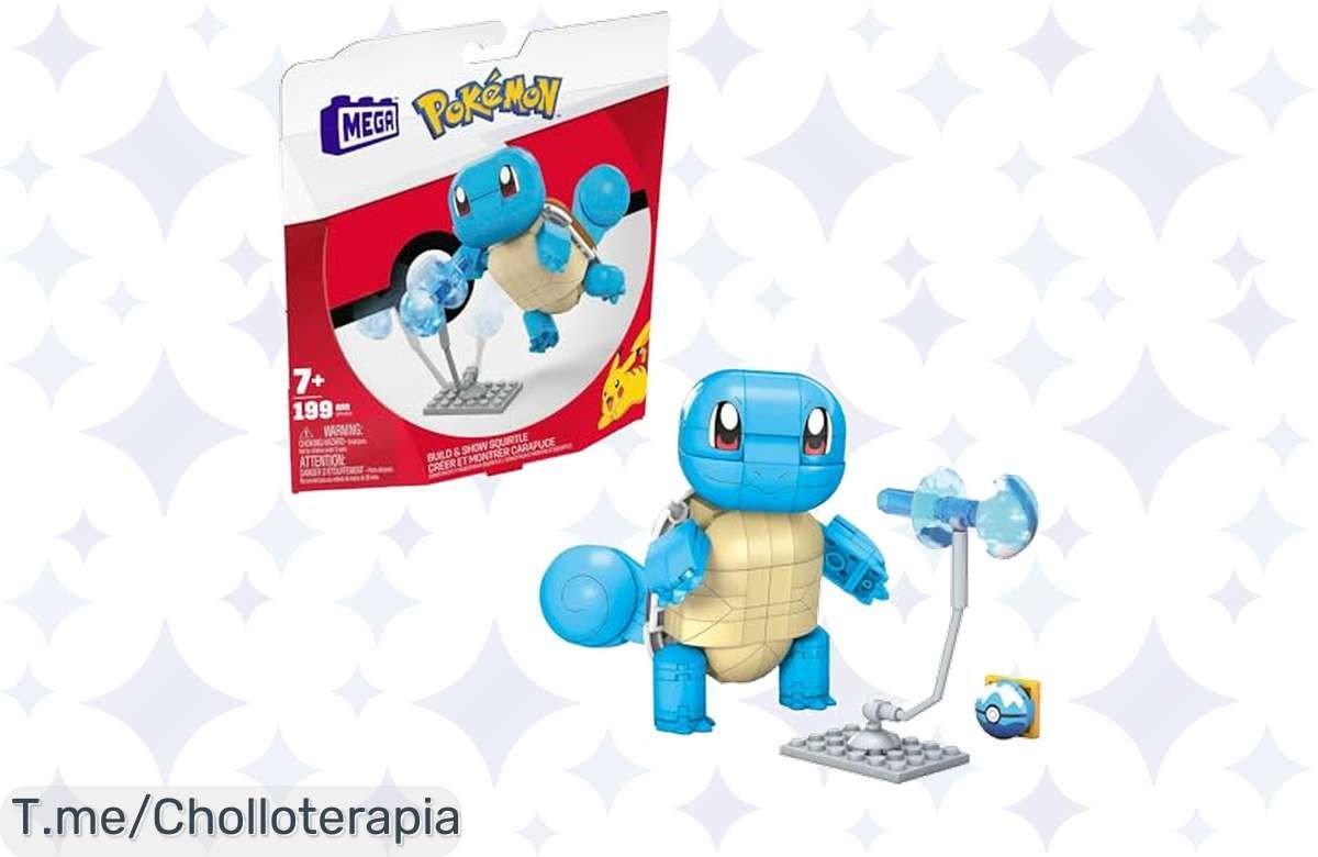 Construye a Squirtle y Llévate una Dive Ball ¡Super Chollo con figuras articuladas que despiertan la imaginación! Hazte con el tuyo y disfruta horas de diversión ¡Oferta limitada!