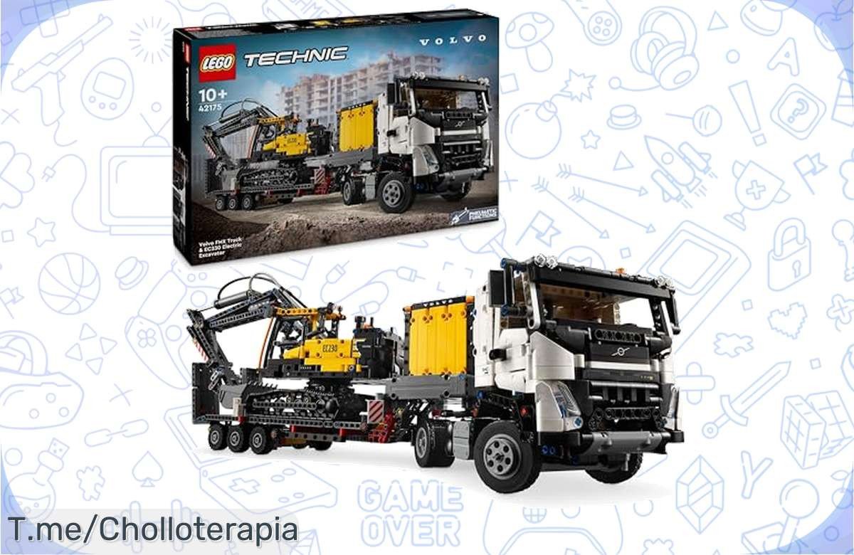 Construye la Aventura de tu Peque con Lego Technic Camión y Excavadora Eléctrica a un precio loco ¡Imagina, juega y aprende hoy! Oferta limitada, no esperes más.